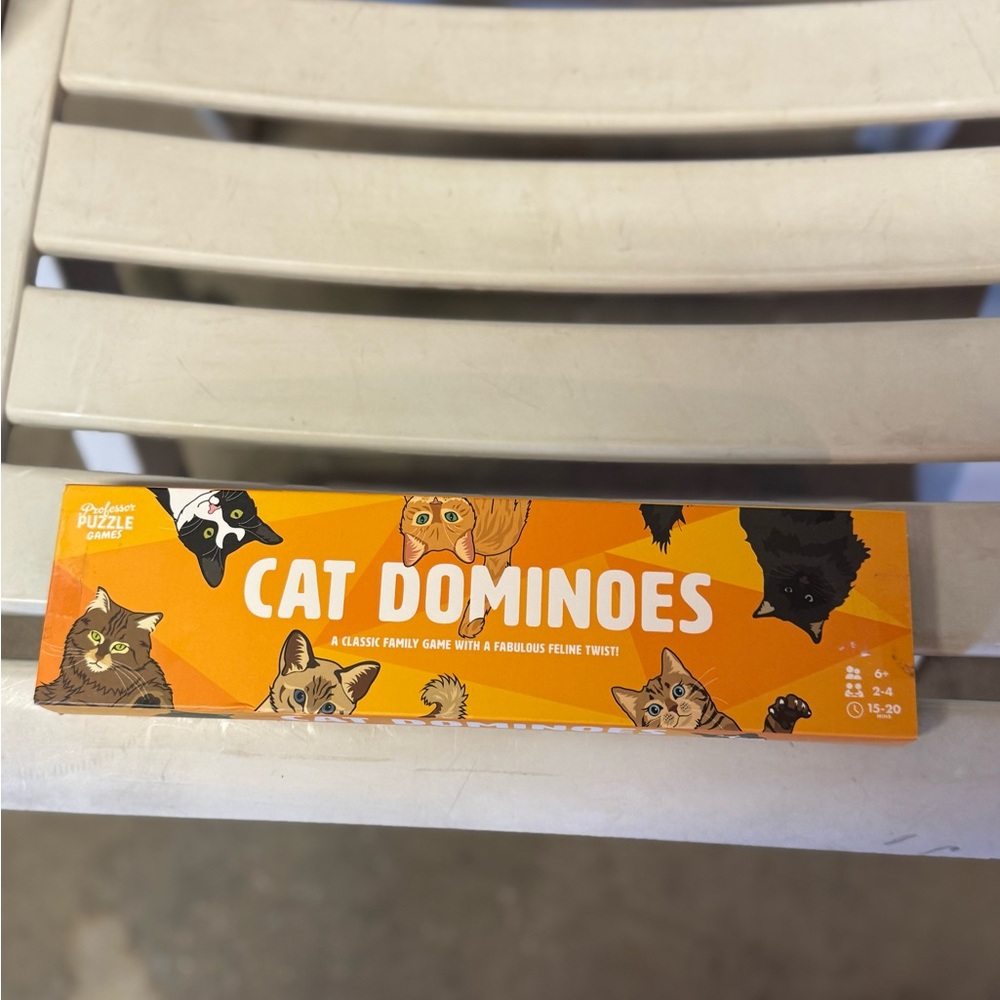 Cat Dominoes - Cat Domino's Classic Family Game Cat Themed Age 6+, 2-4 Players